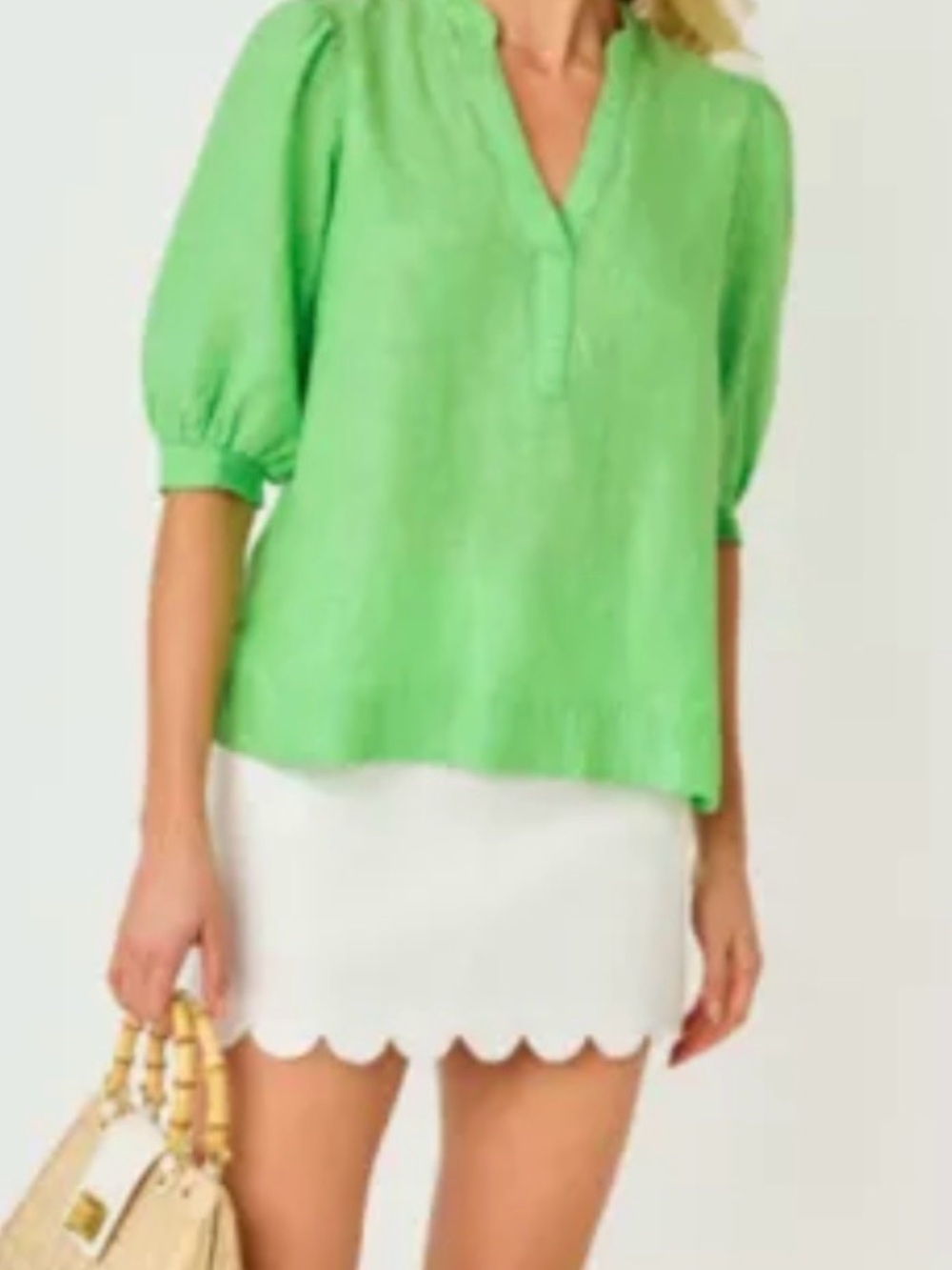 NWT Lilly Pulitzer 14 Mialeigh Linen Top sz 14 ✨💲138